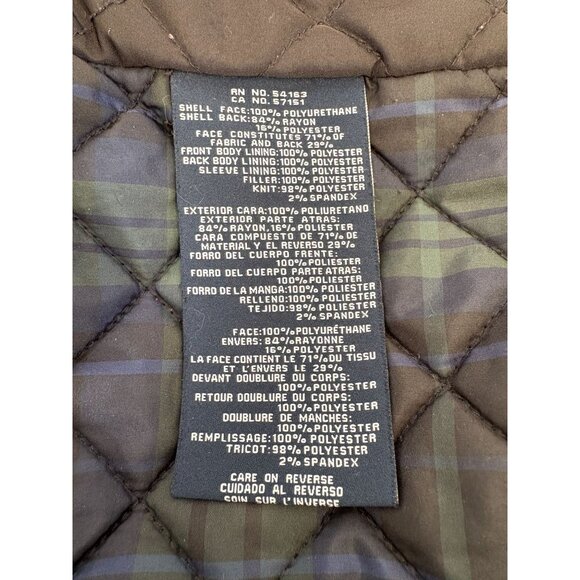 Tommy Hilfiger Brown Faux Leather Jacket, Men's Sz XL - Picture 4 of 7